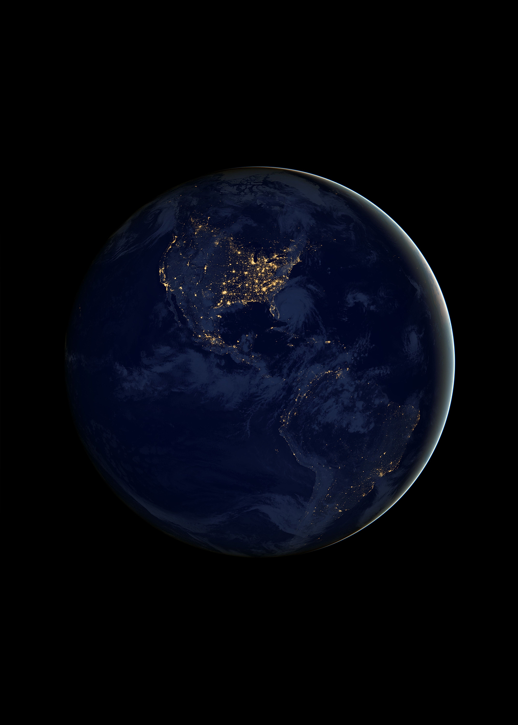 Earth by night: постер из коллекции Inspired by NASA
