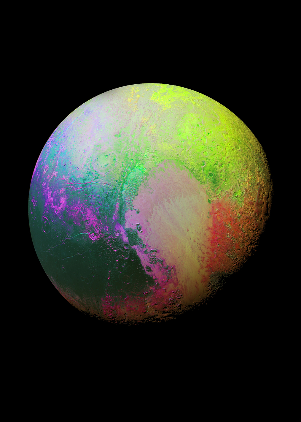 Psychodelic Pluto: постер из коллекции Inspired by NASA