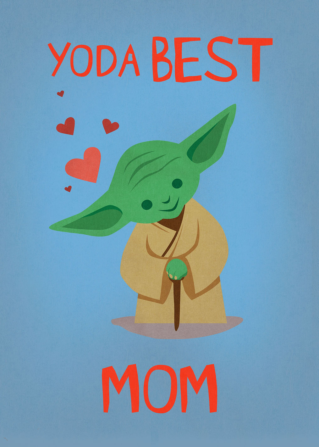 Yoda Best Mom: постер из коллекции Star Wars