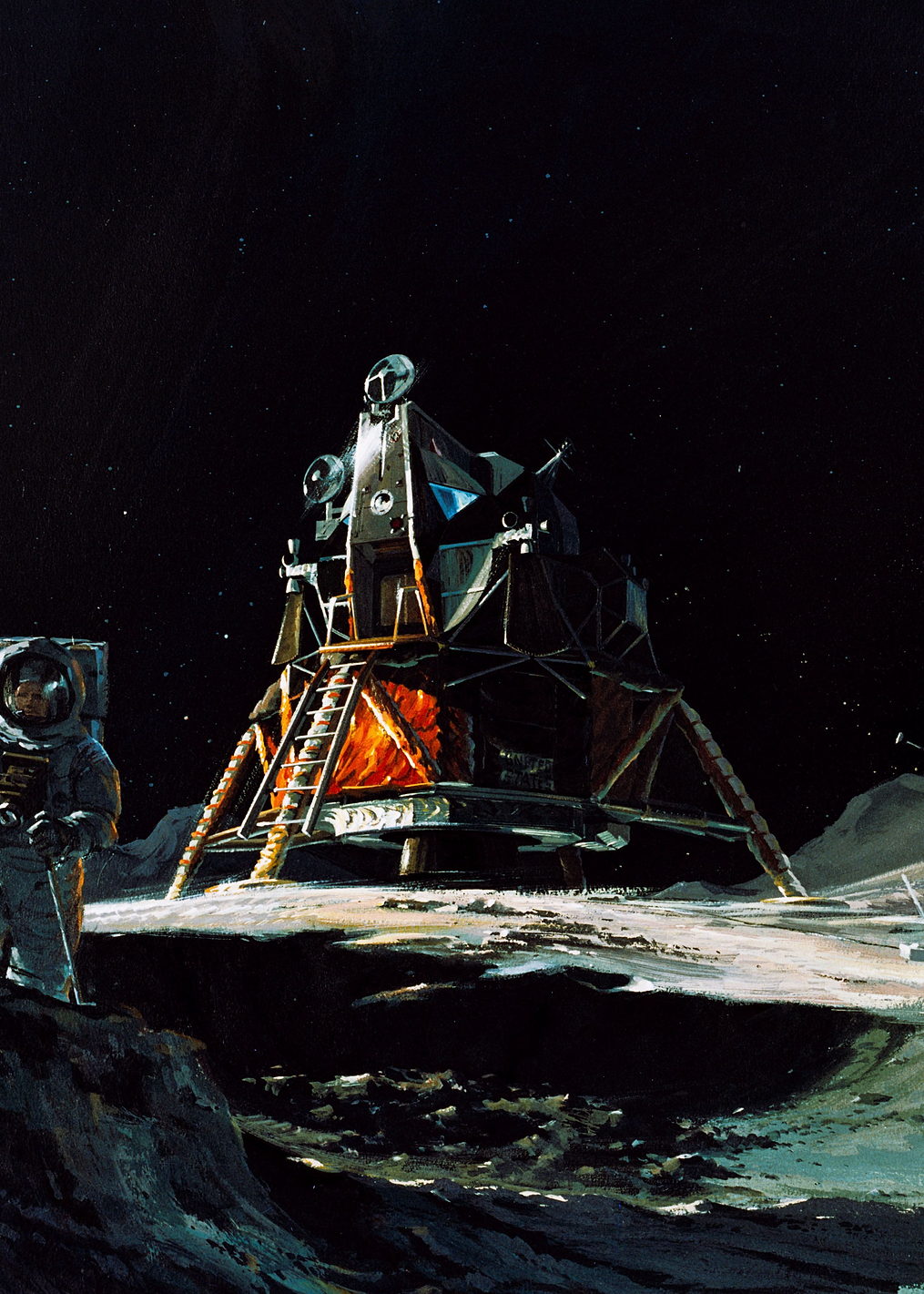 Painting on the Moon: постер из коллекции Inspired by NASA