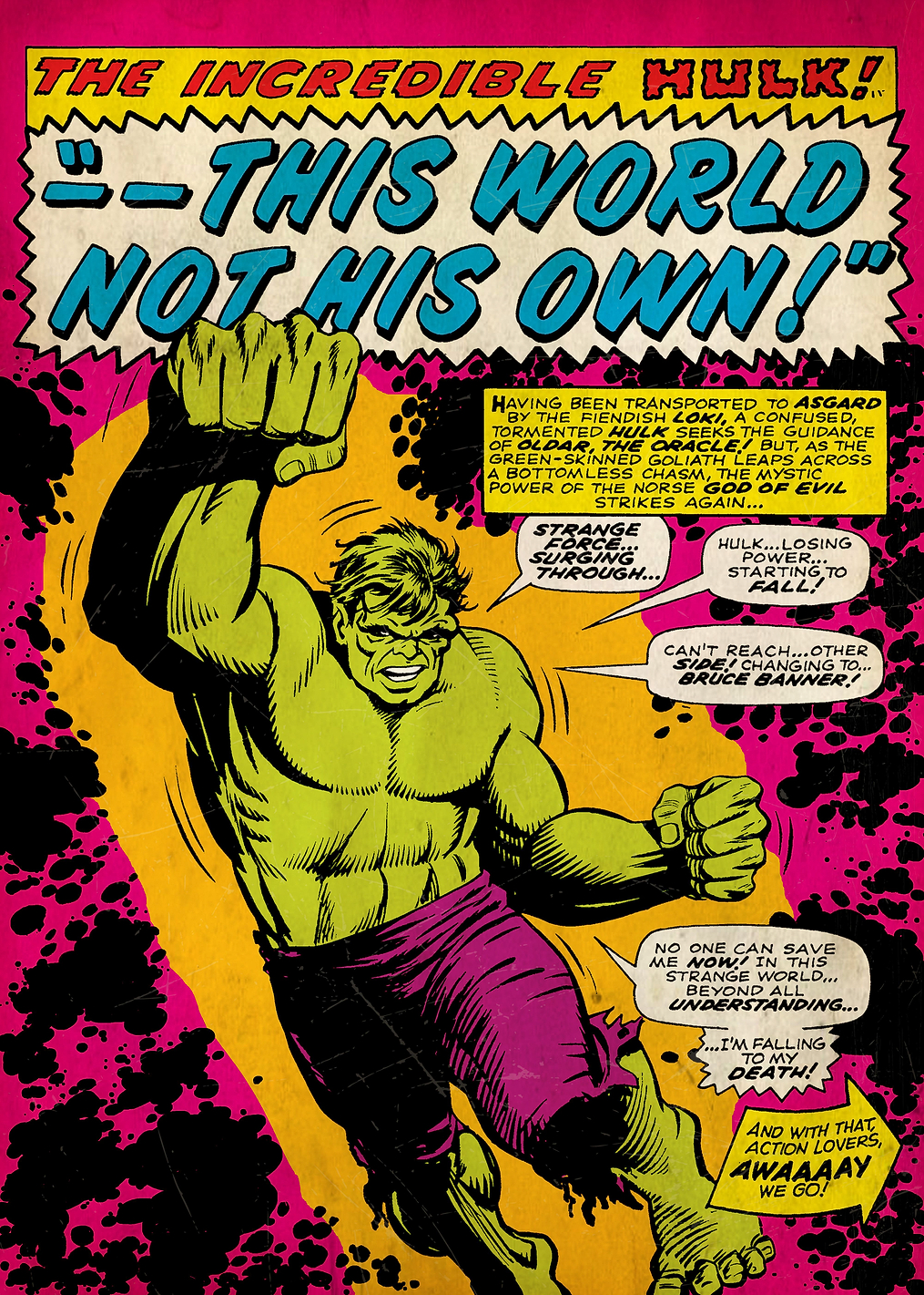 Incredible Hulk: постер из коллекции Marvel
