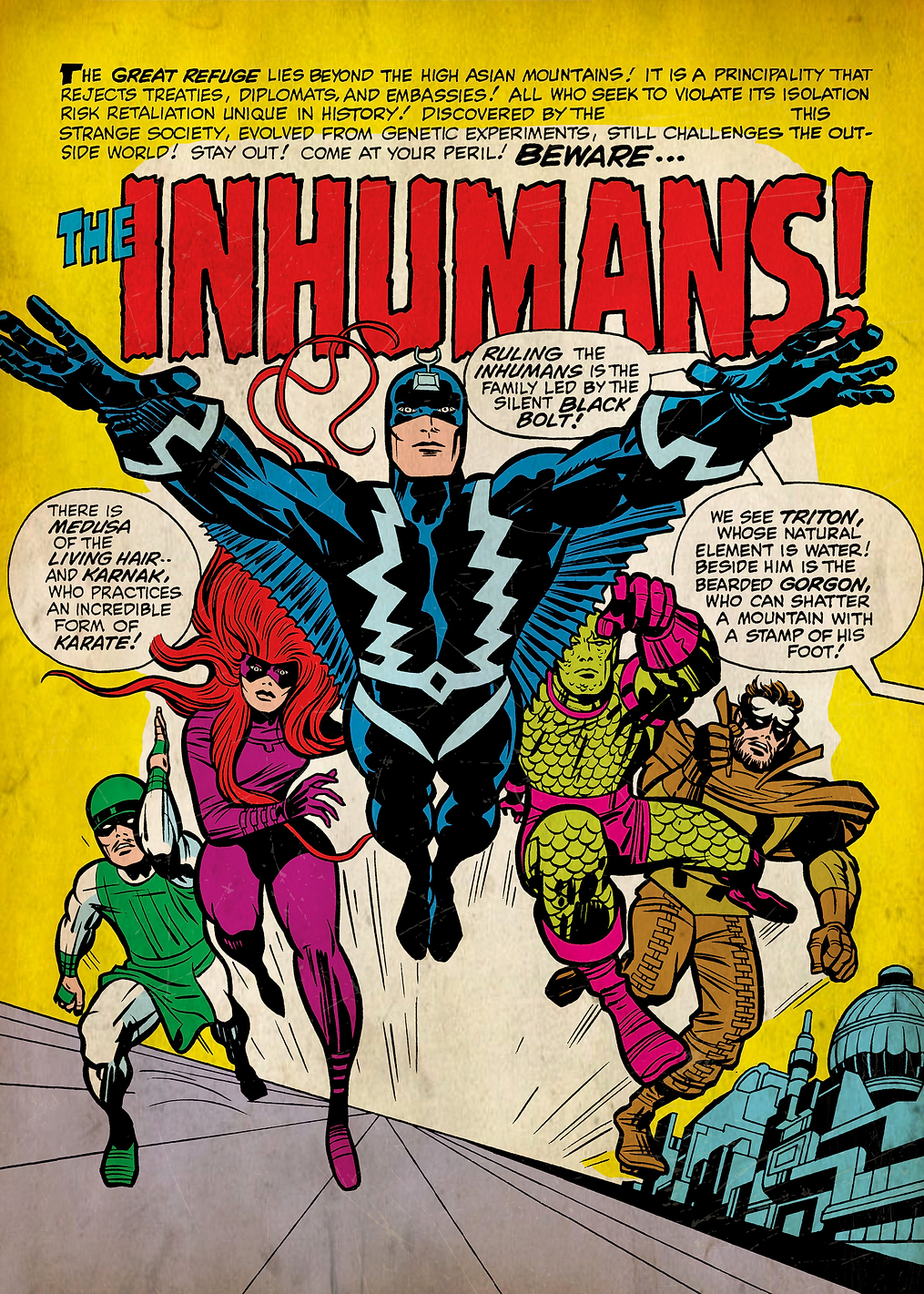 Inhumans: постер из коллекции Marvel