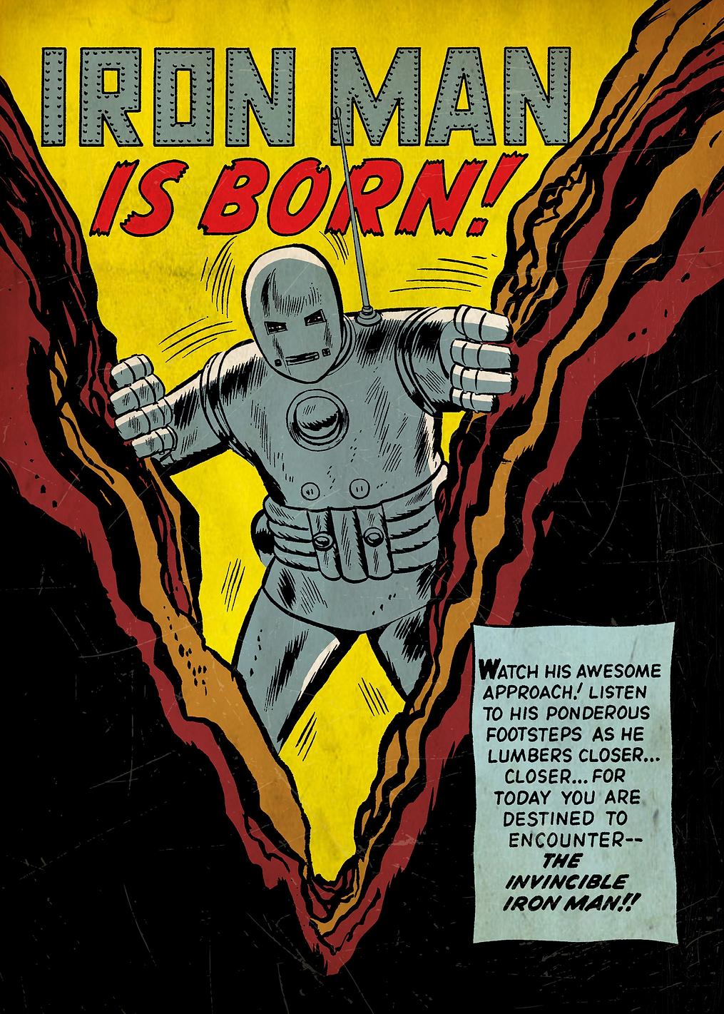 Iron Man is born: постер из коллекции Marvel