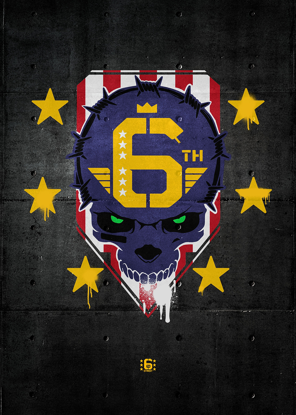 6TH STREET: постер из коллекции Cyberpunk 2077