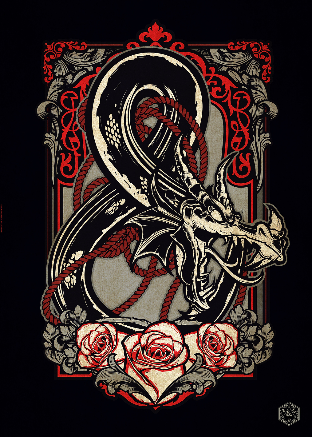 Dragons n Roses: постер из коллекции Dungeons And Dragons