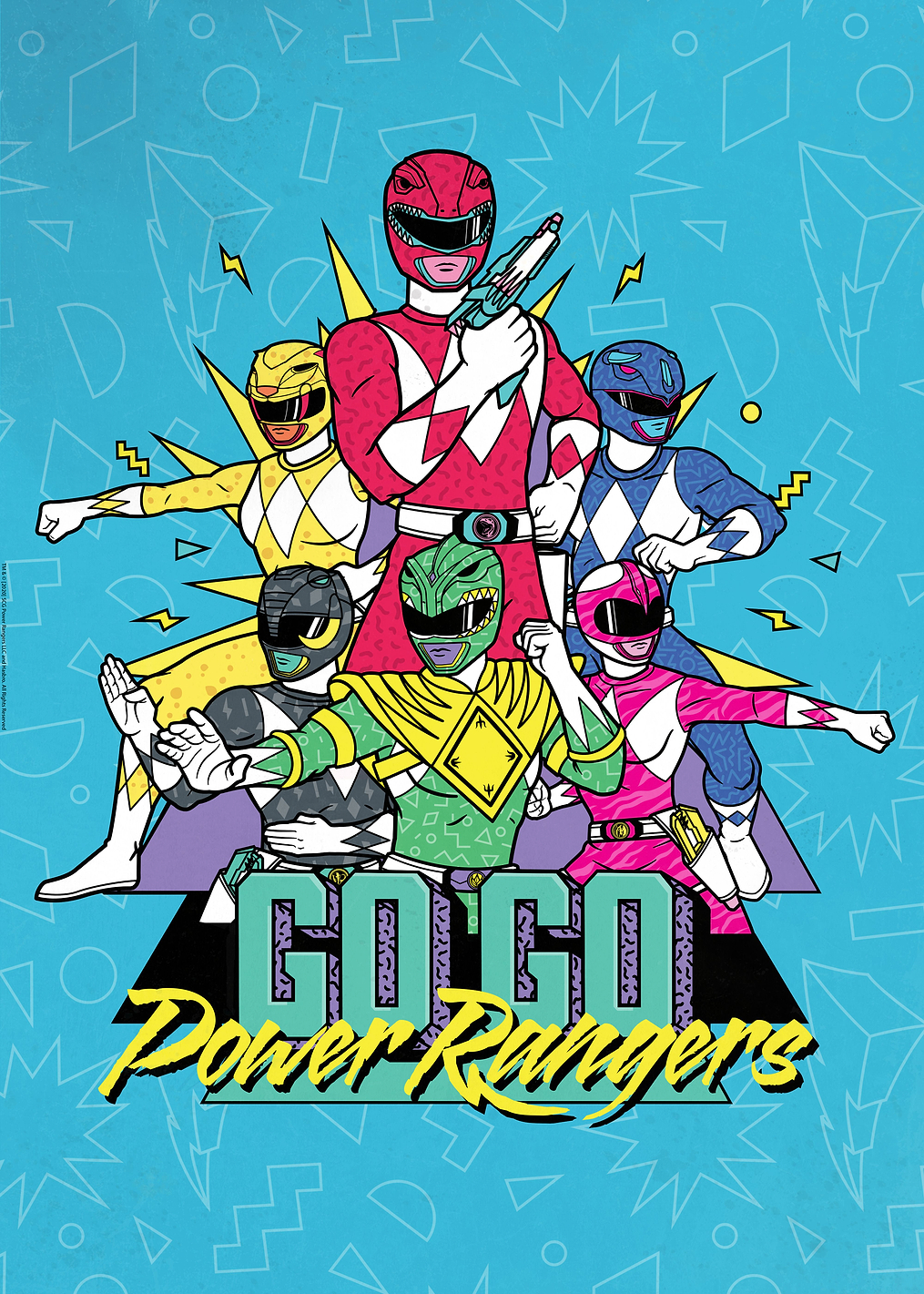 Go Go Rangers: постер из коллекции Power Rangers
