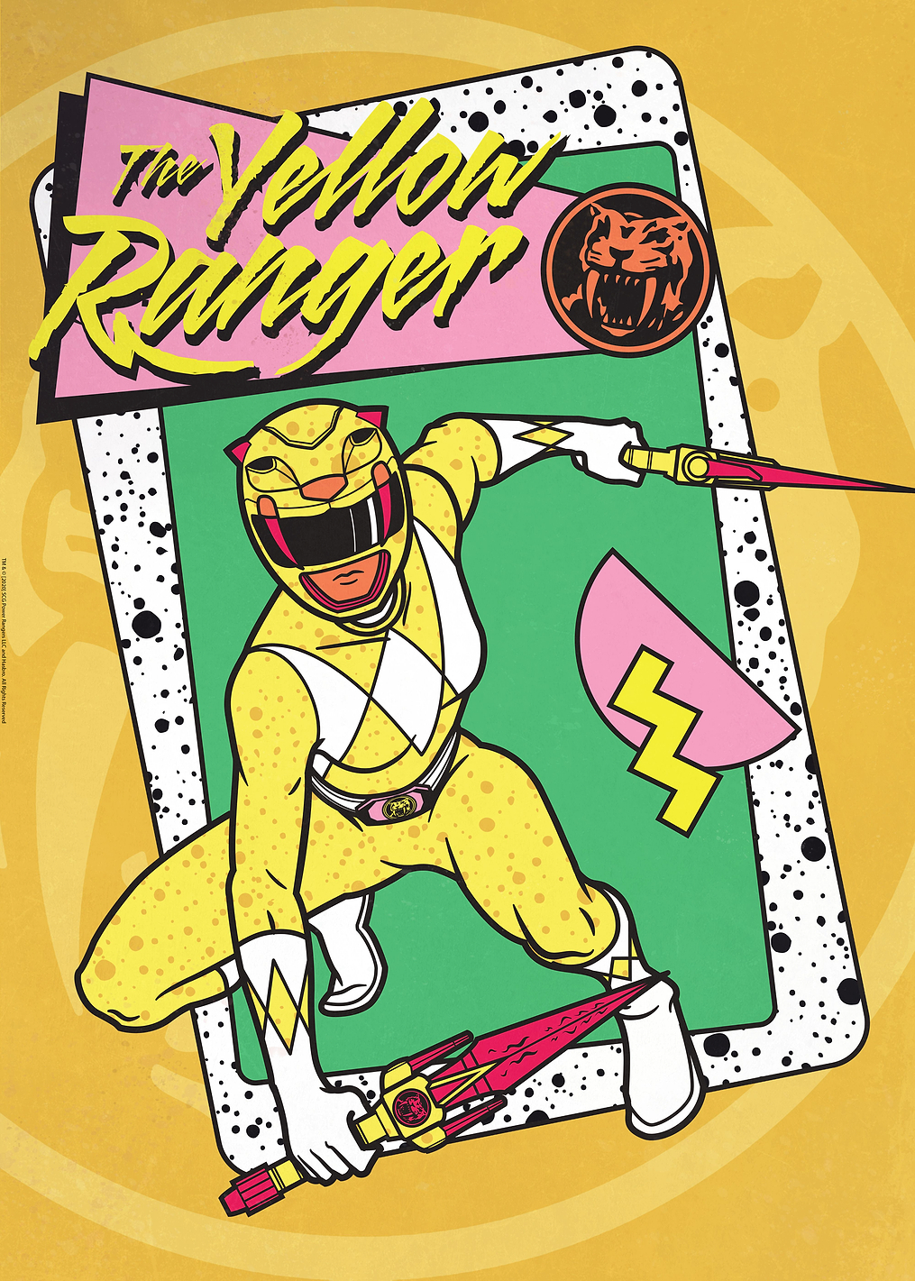 The Yellow Ranger: постер из коллекции Power Rangers