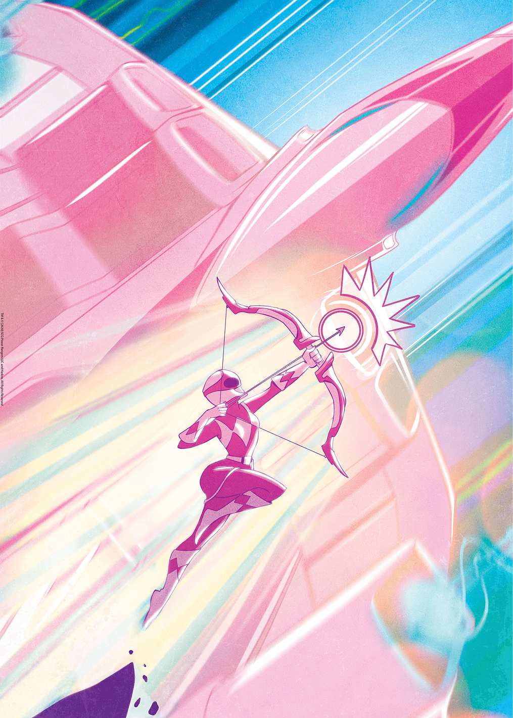 Pink Power Ranger Jet Plane: постер из коллекции Power Rangers