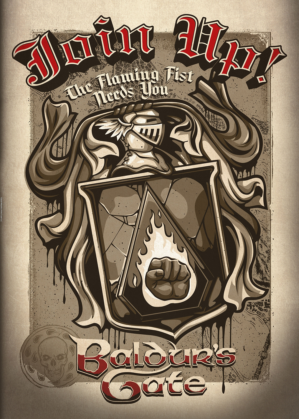 Flaming Fist needs you!: постер из коллекции Dungeons And Dragons