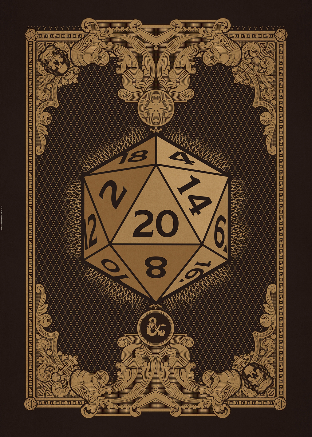 THE D20 ICOSAHEDRON: постер из коллекции Dungeons And Dragons