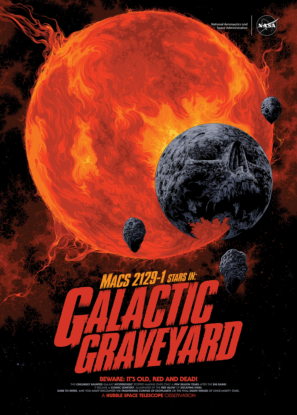 Galactic Graveyard: постер из коллекции Inspired by NASA