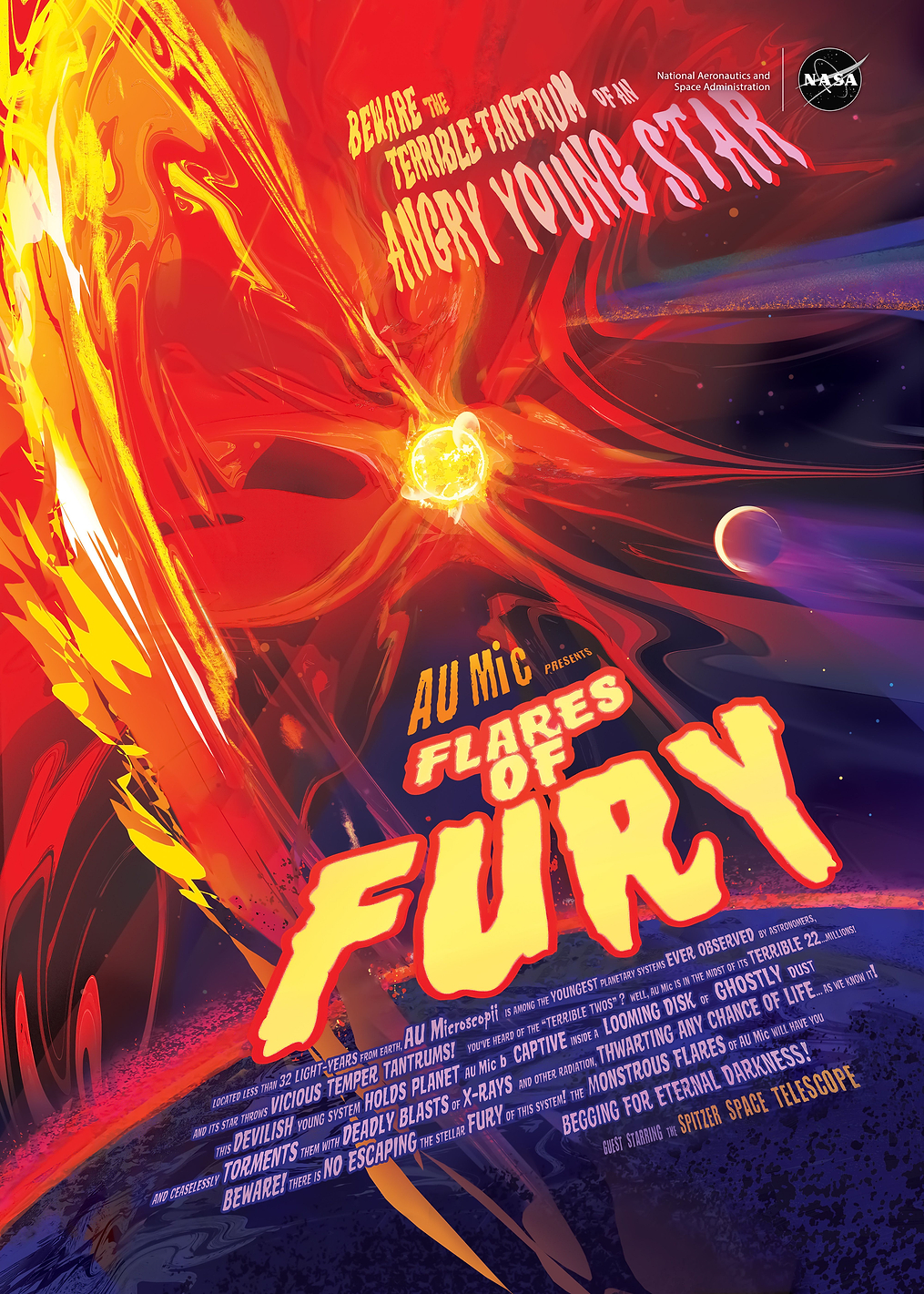 Flares of Fury: постер из коллекции Inspired by NASA