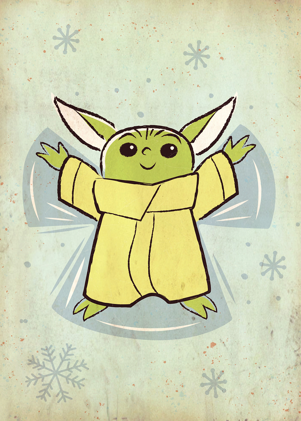 Snow Angel: постер из коллекции Star Wars