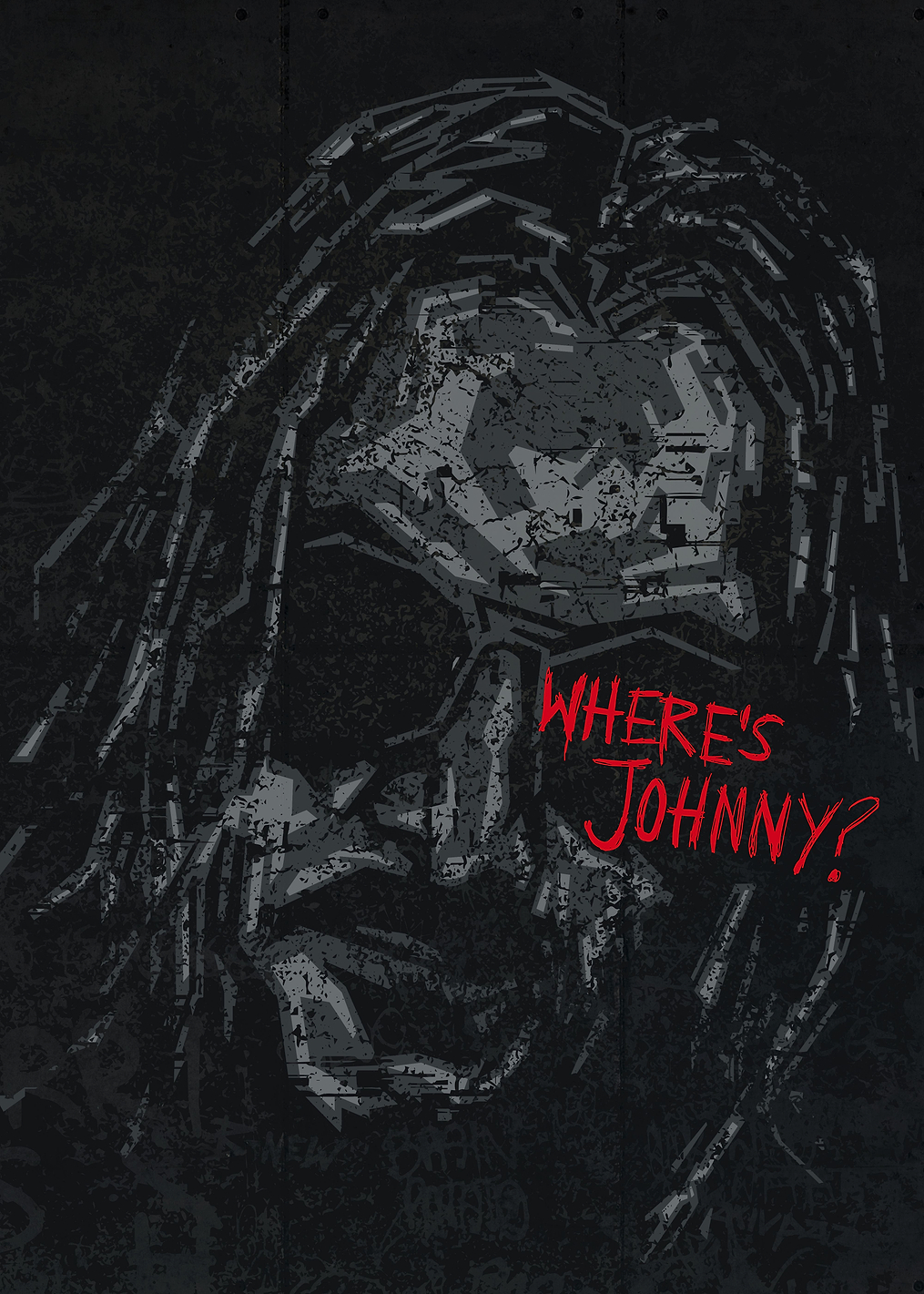 Wheres Johnny: постер из коллекции Cyberpunk 2077