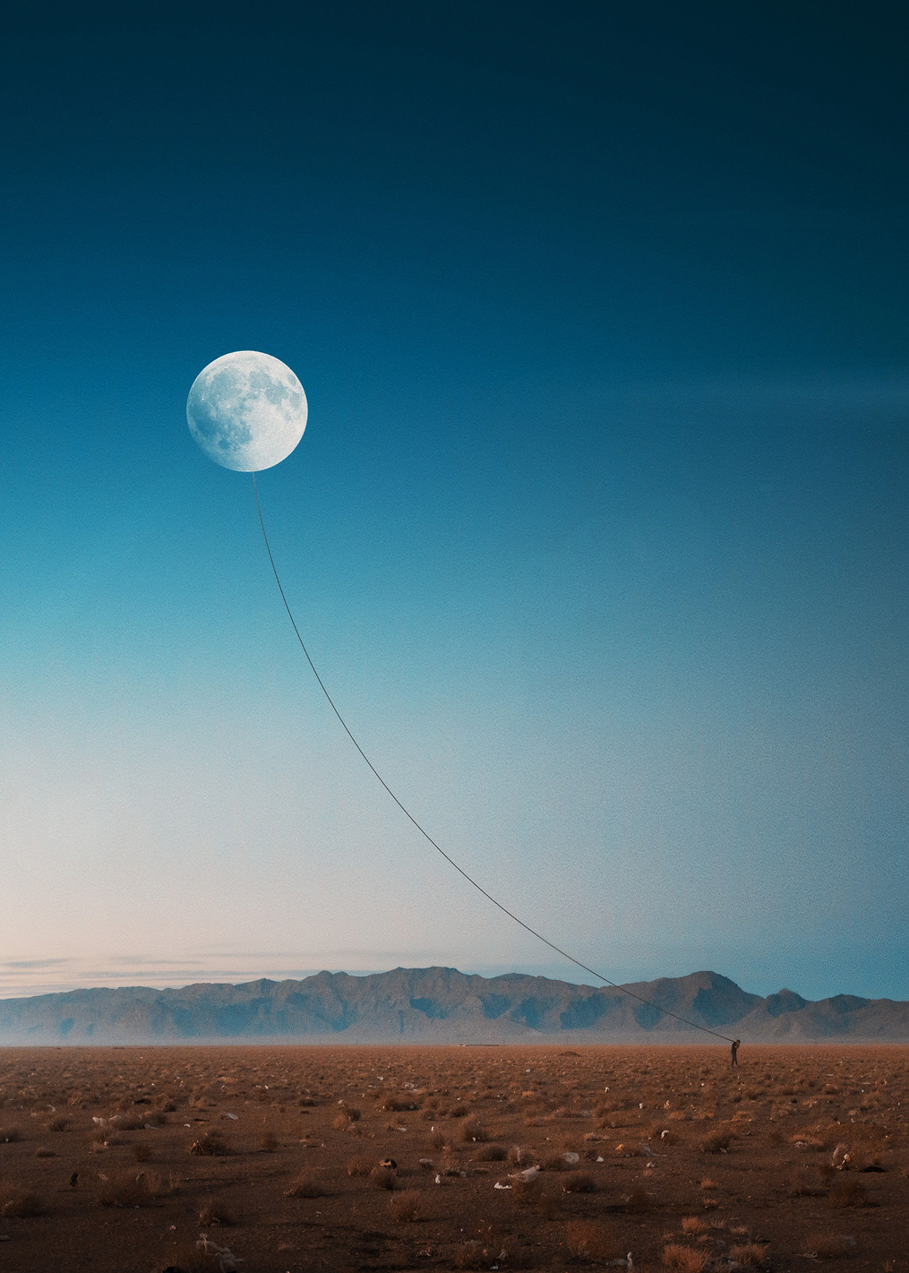 Hanging the moon: постер из коллекции World Class Photos