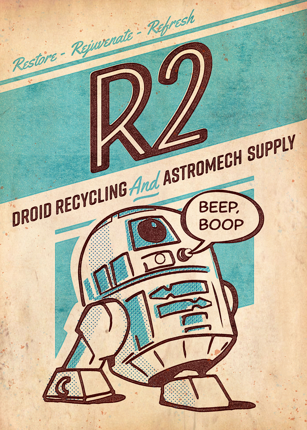 R2 Droid Recycling: постер из коллекции Star Wars