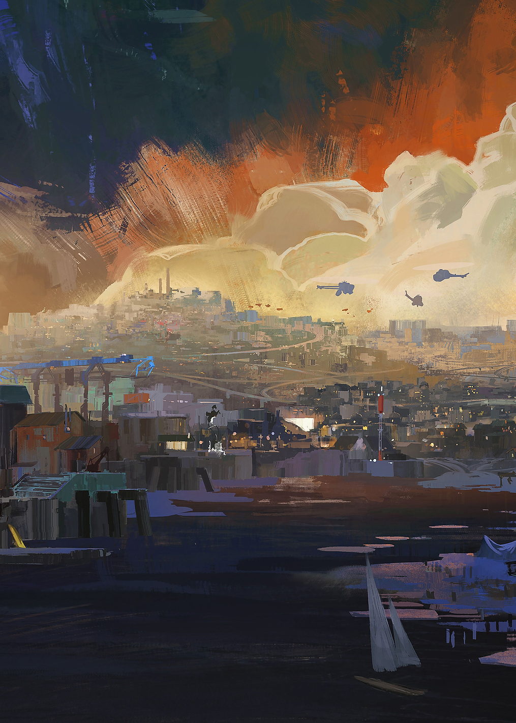 Skyline: постер из коллекции Disco Elysium