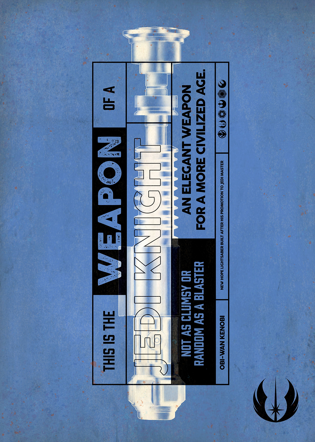 Weapon of a Jedi Knight: постер из коллекции Star Wars