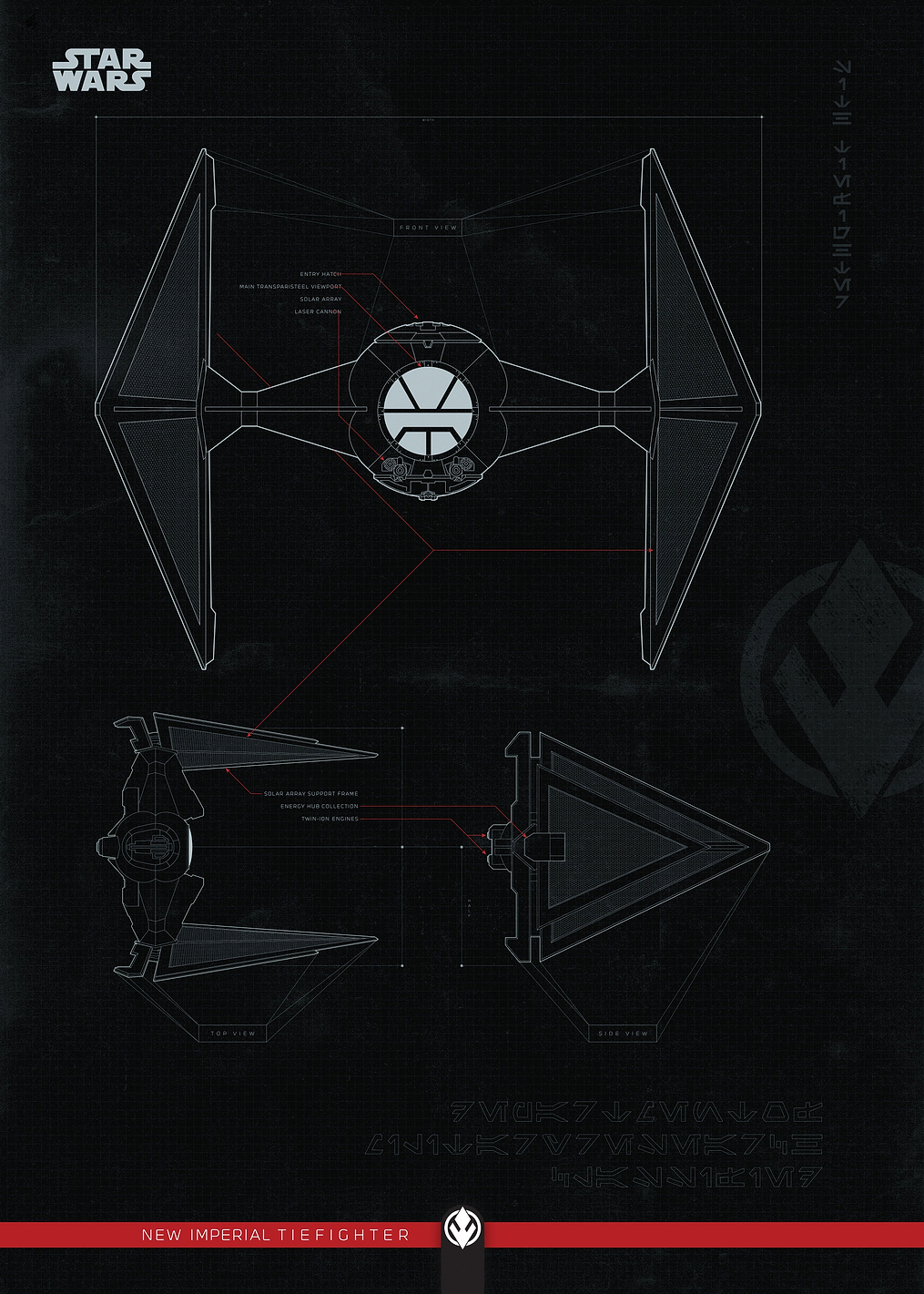 New Imperial Tiefighter: постер из коллекции Star Wars
