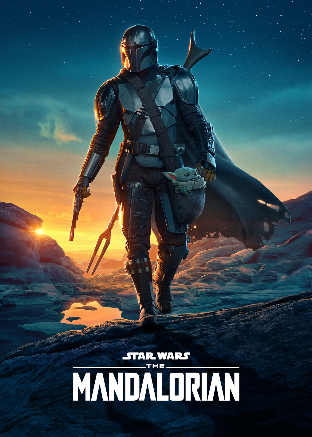 Mandalorian Season 2 Poster with Logo: постер из коллекции Star Wars
