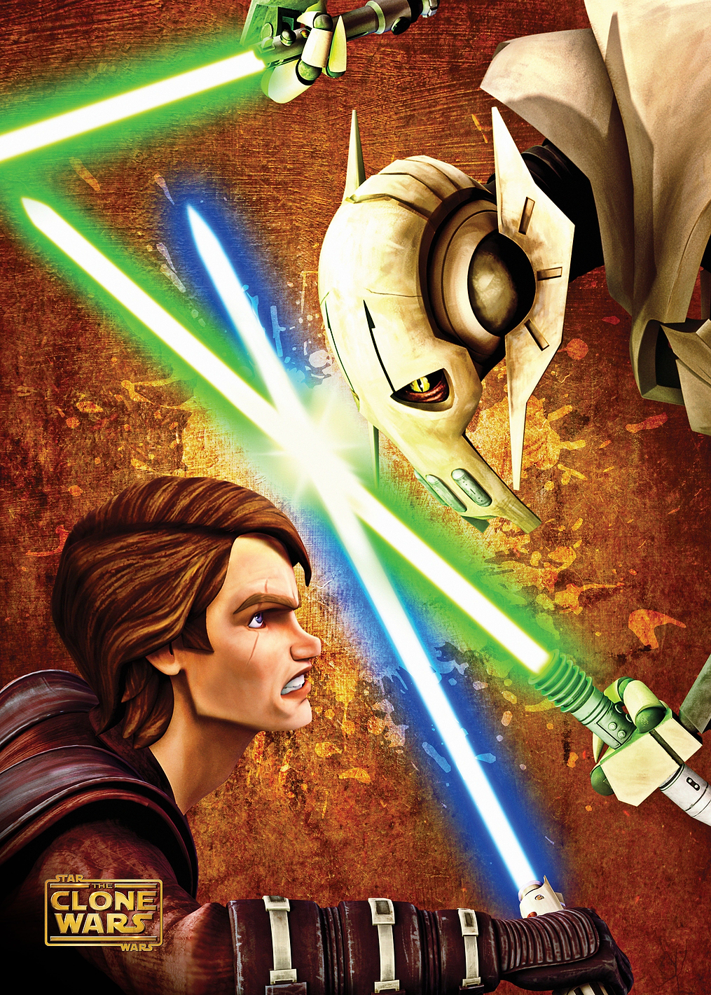 Anakin vs Grievous: постер из коллекции Star Wars