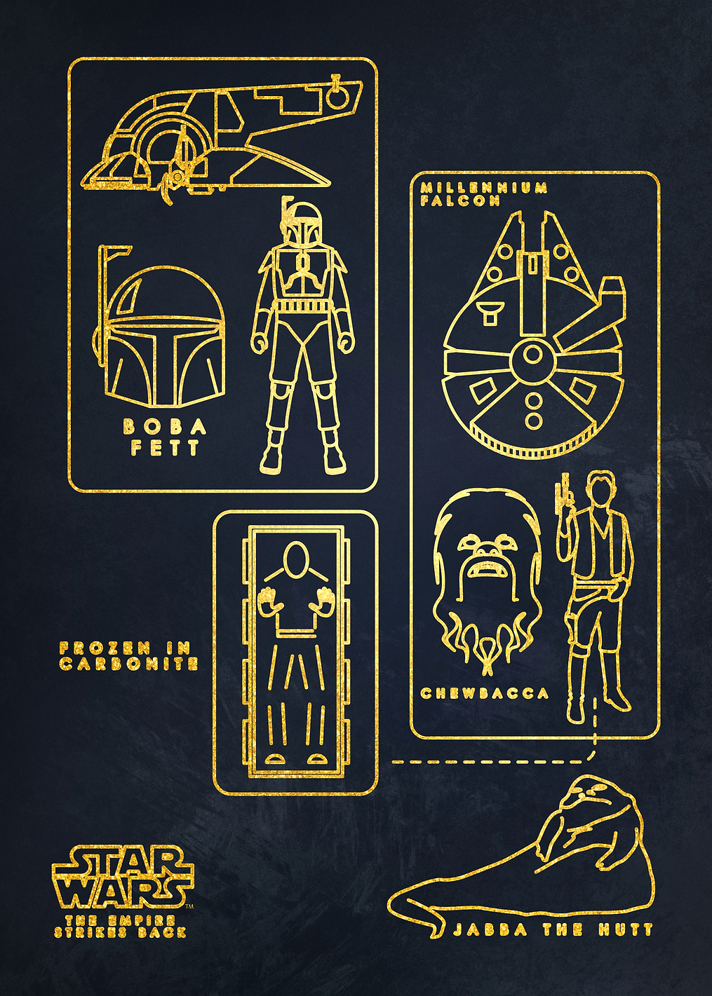 Boba Fett Path: постер из коллекции Star Wars