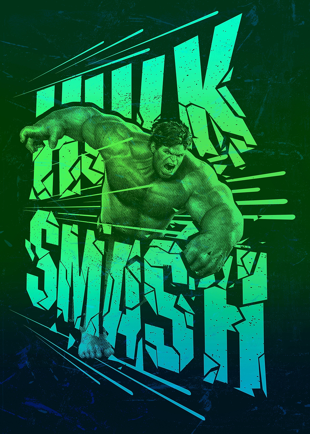 Hulk Smash: постер из коллекции Marvel