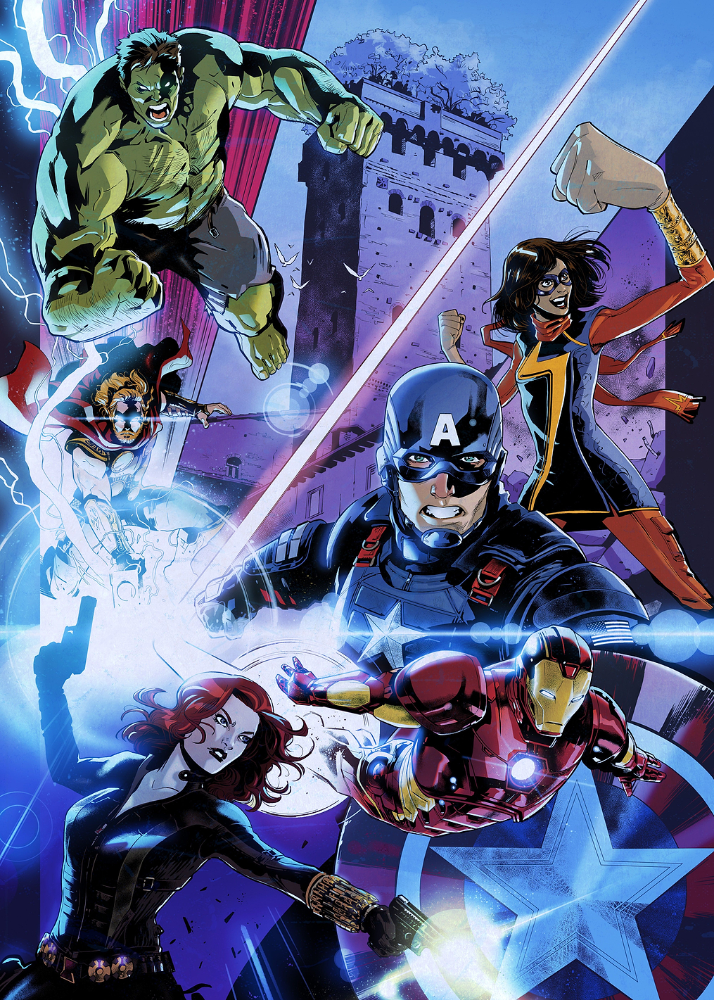 Team: постер из коллекции Marvel