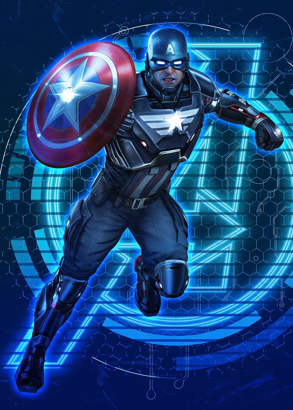 Captain America: постер из коллекции Marvel