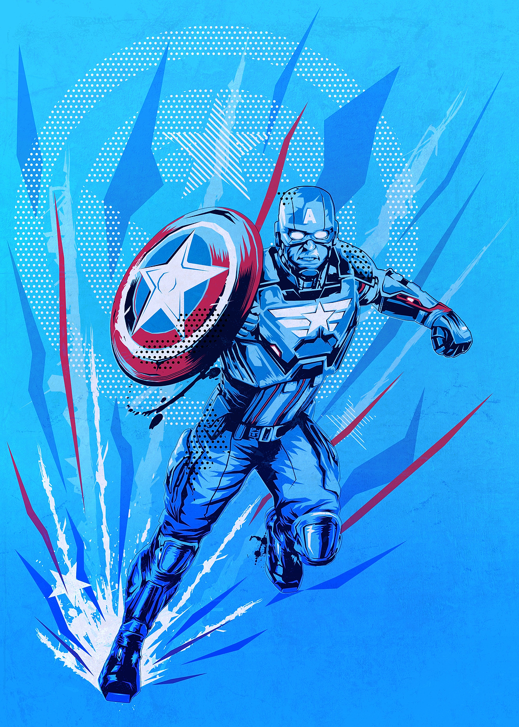 Running: постер из коллекции Marvel