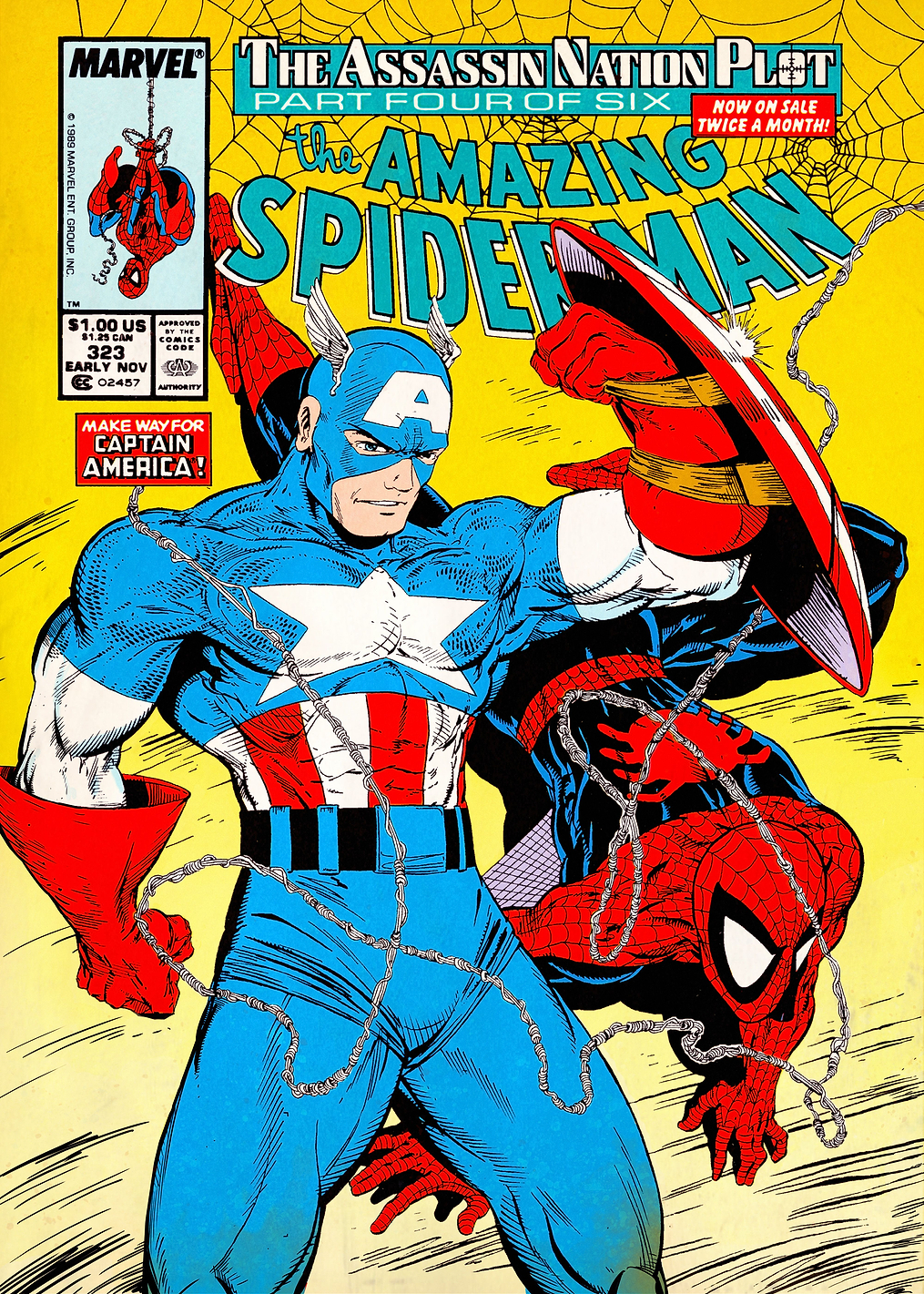 Team Captain America: постер из коллекции Marvel