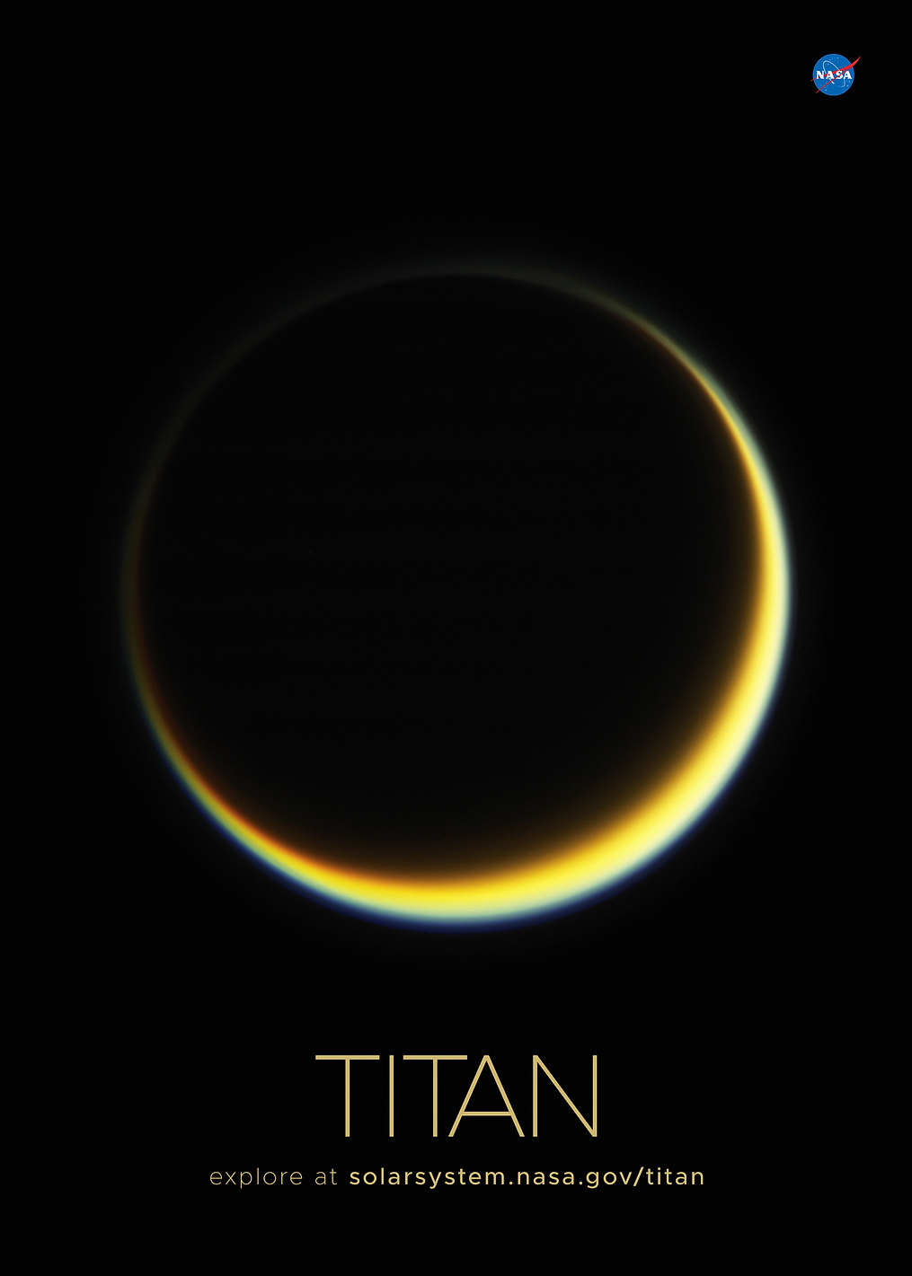 Titan: постер из коллекции Inspired by NASA