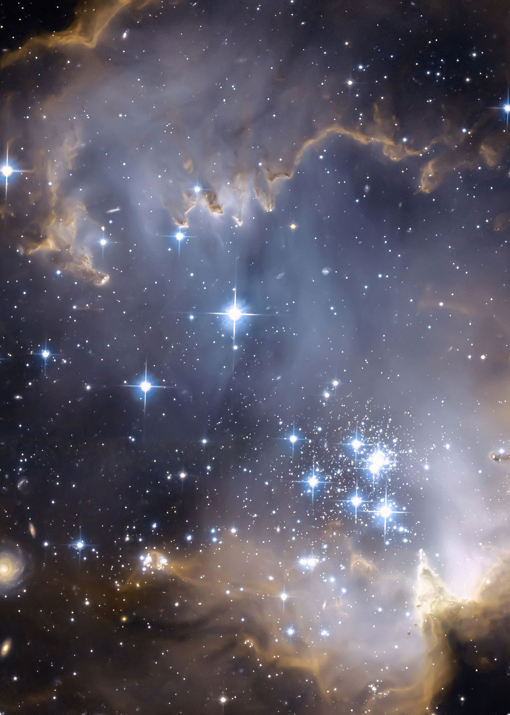 Bright Blue Stars: постер из коллекции Inspired by NASA