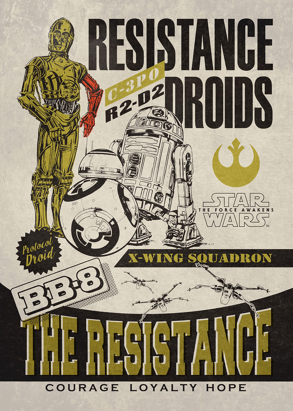 Resistance Droids: постер из коллекции Star Wars