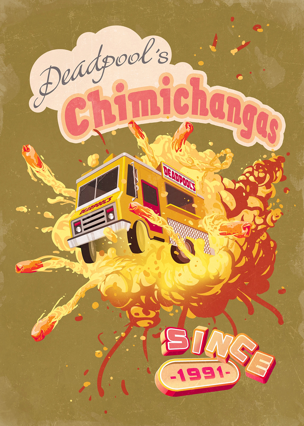 Chimichangas: постер из коллекции Marvel