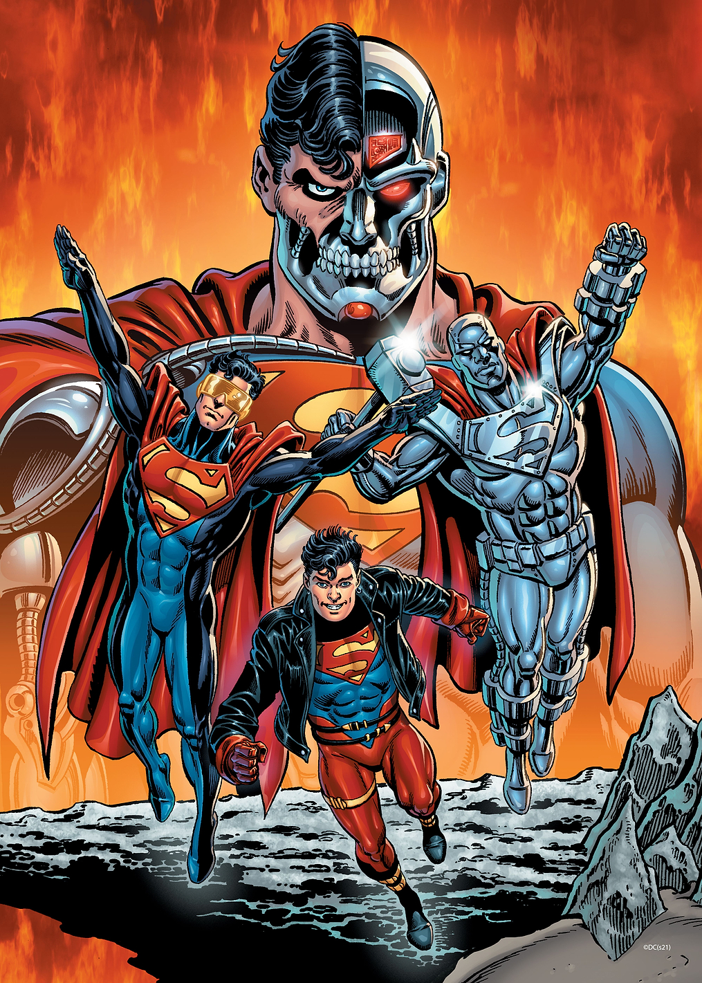 Supermen by Dan Jurgens: постер из коллекции DC Comics