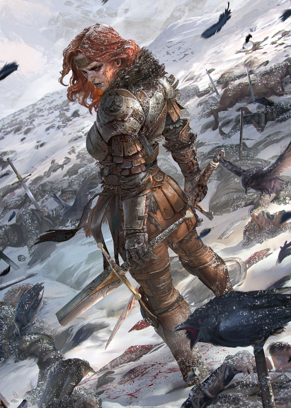 Female Nord: постер из коллекции The Elder Scrolls