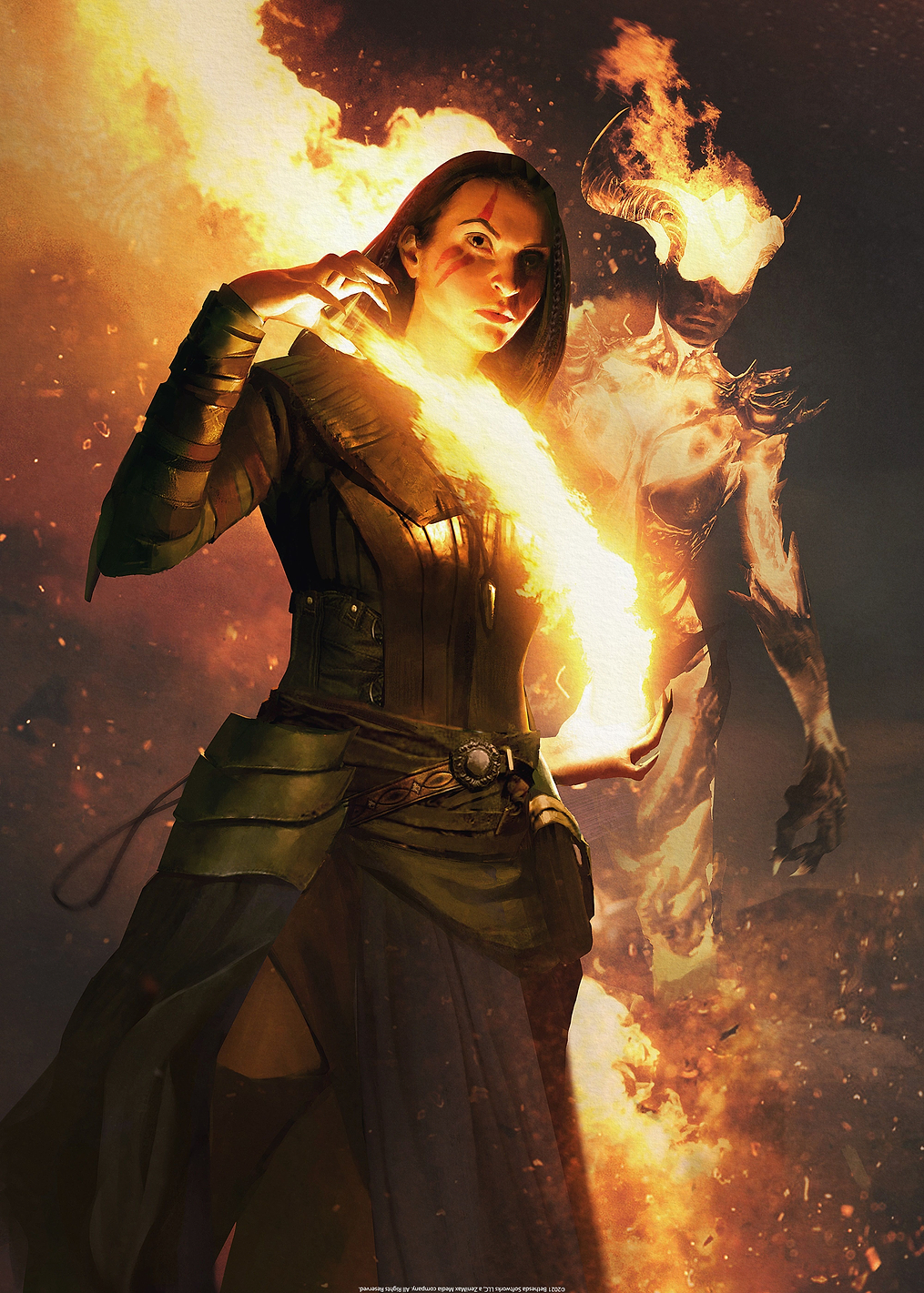 Fire Mage: постер из коллекции The Elder Scrolls