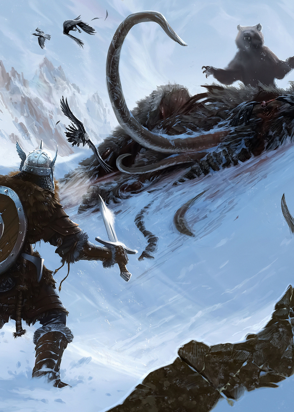 Bear Encounter: постер из коллекции The Elder Scrolls