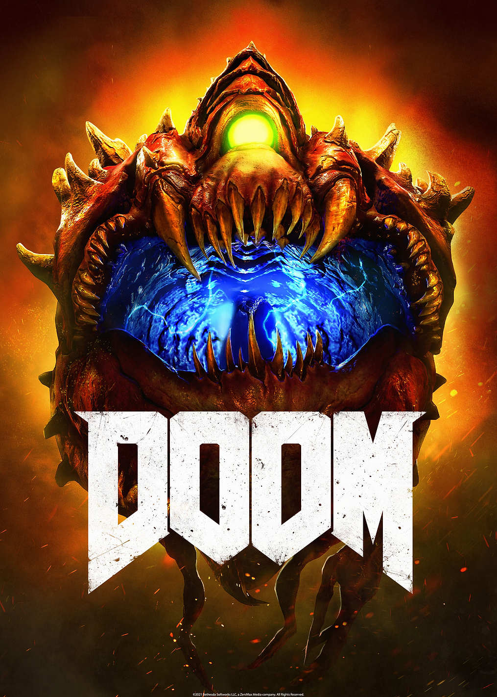 Cacodemon Logo: постер из коллекции Doom