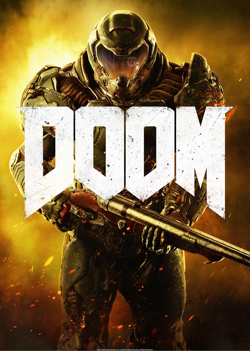 DOOM Marine Logo: постер из коллекции Doom