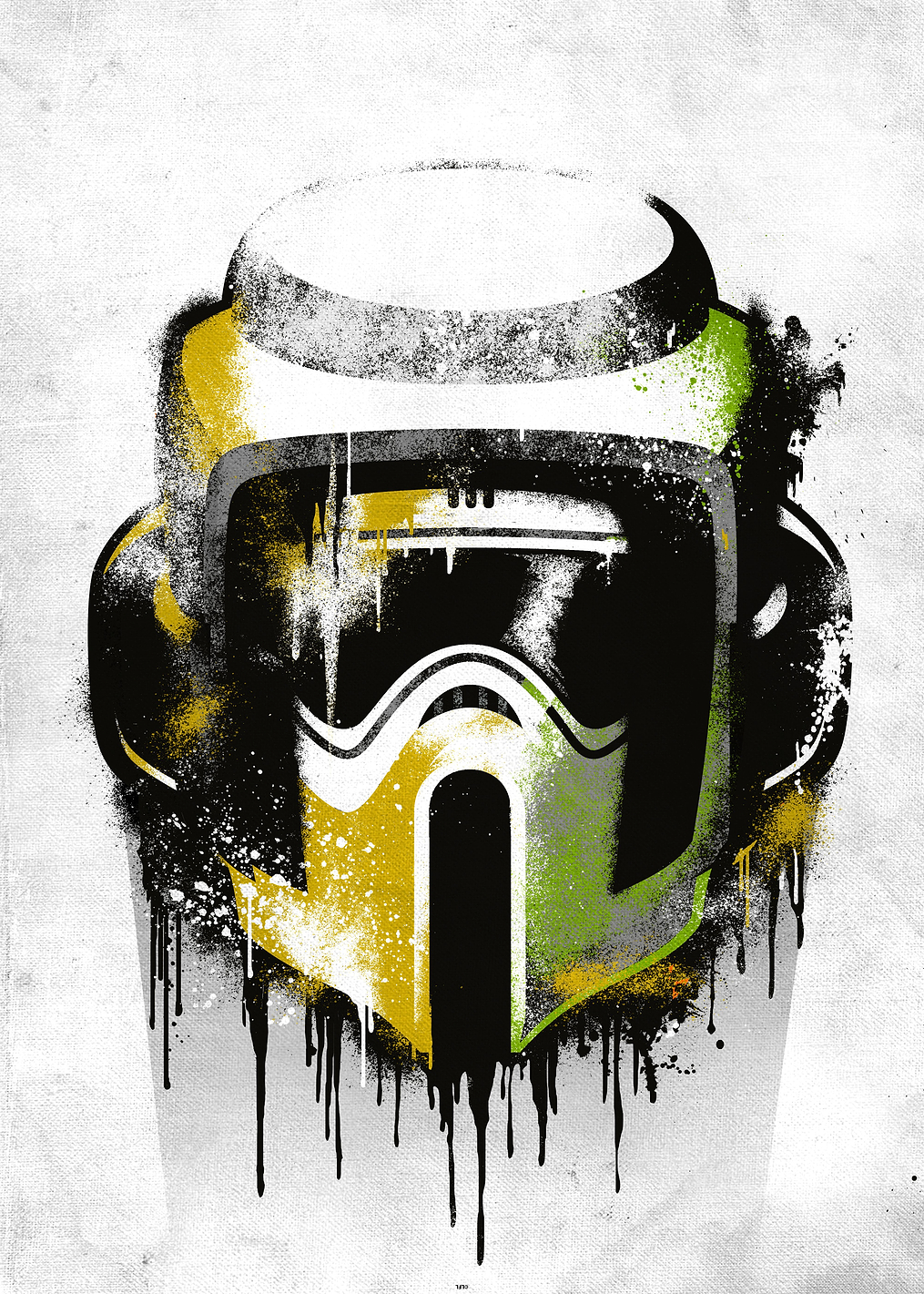Scout Trooper Graffitti Helmet: постер из коллекции Star Wars