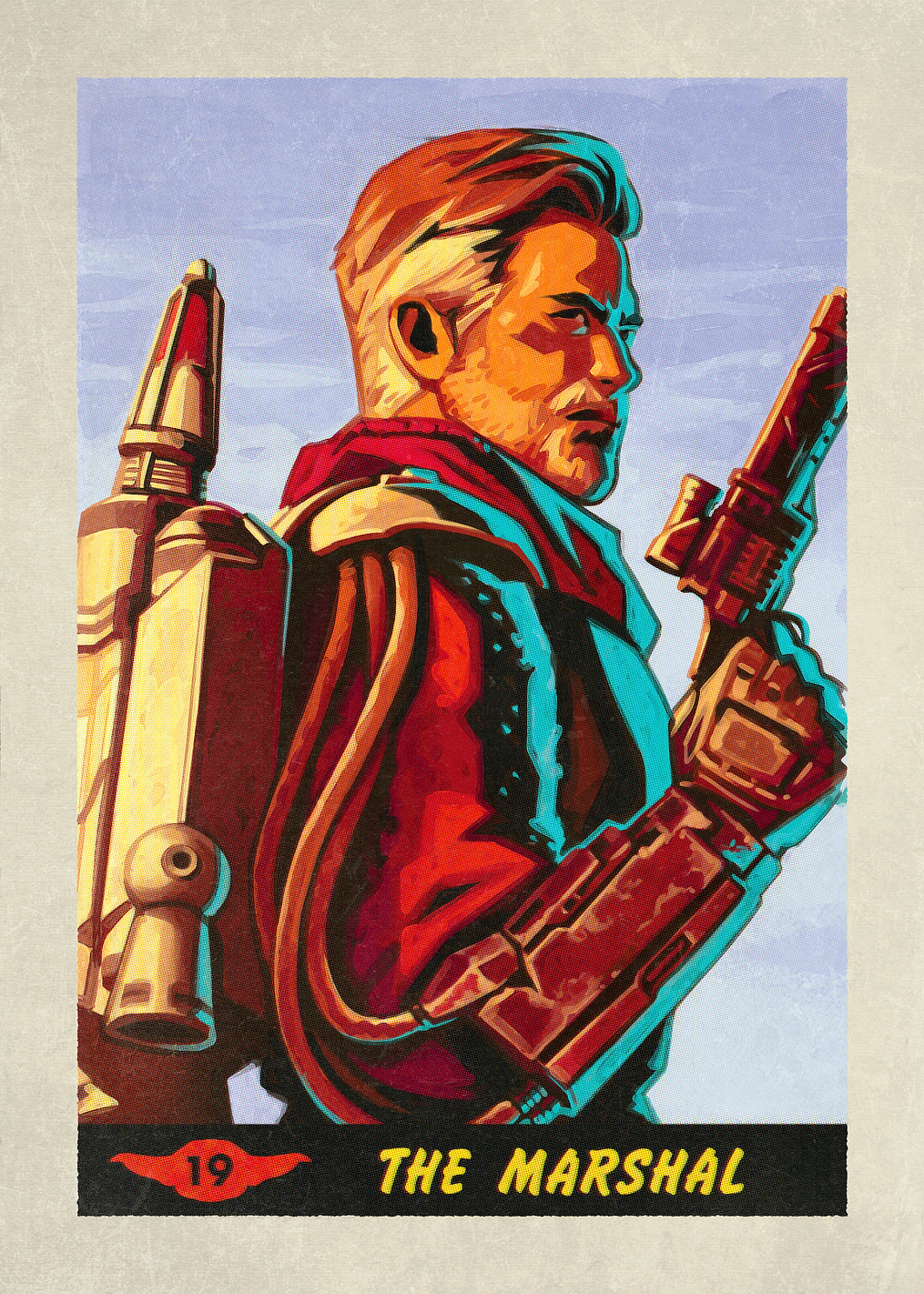 The Marshal Mandalorian Card: постер из коллекции Star Wars