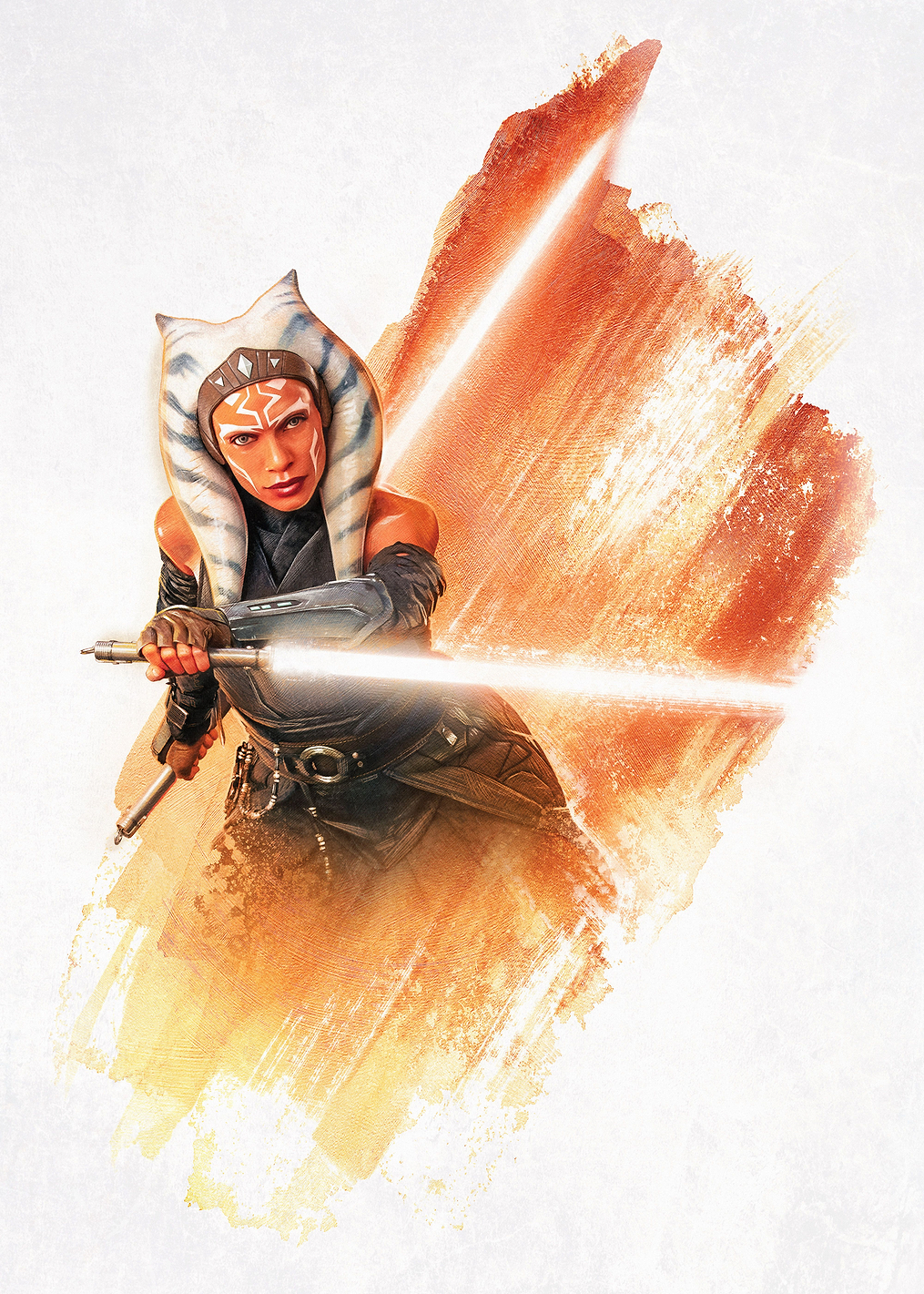 Ahsoka Tano With Lightsaber: постер из коллекции Star Wars