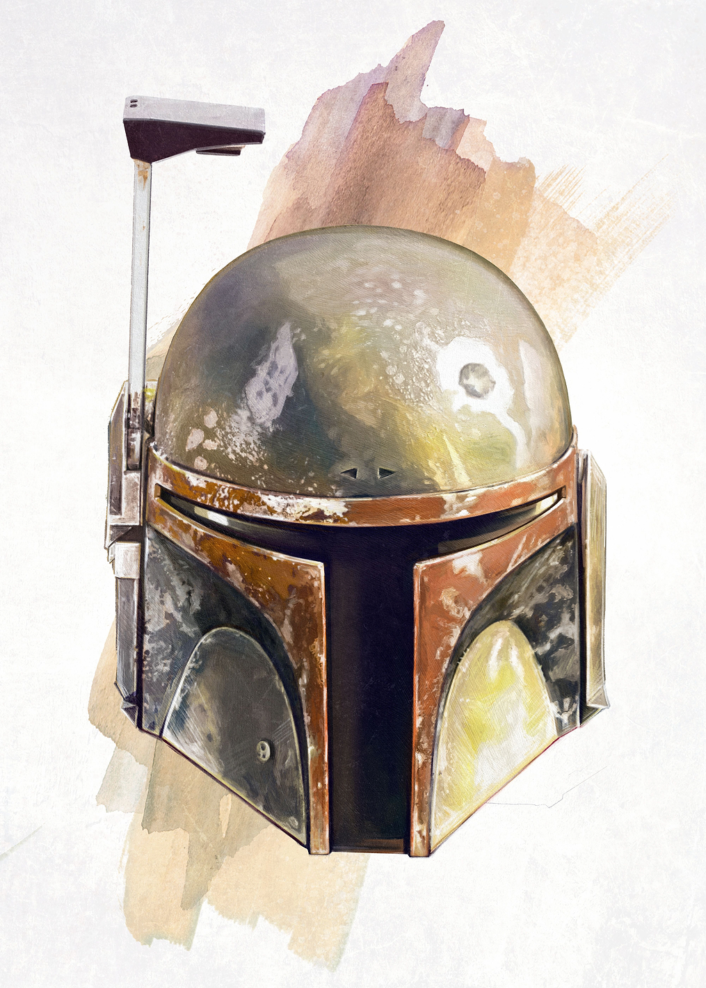 Boba Fett Helmet: постер из коллекции Star Wars