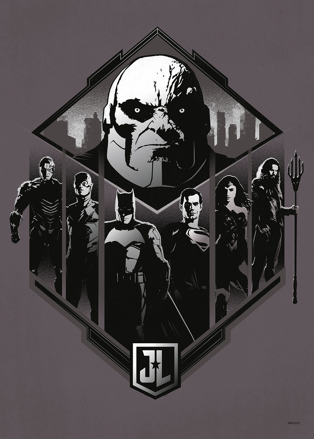 Zack Snyder Justice League United: постер из коллекции DC Comics