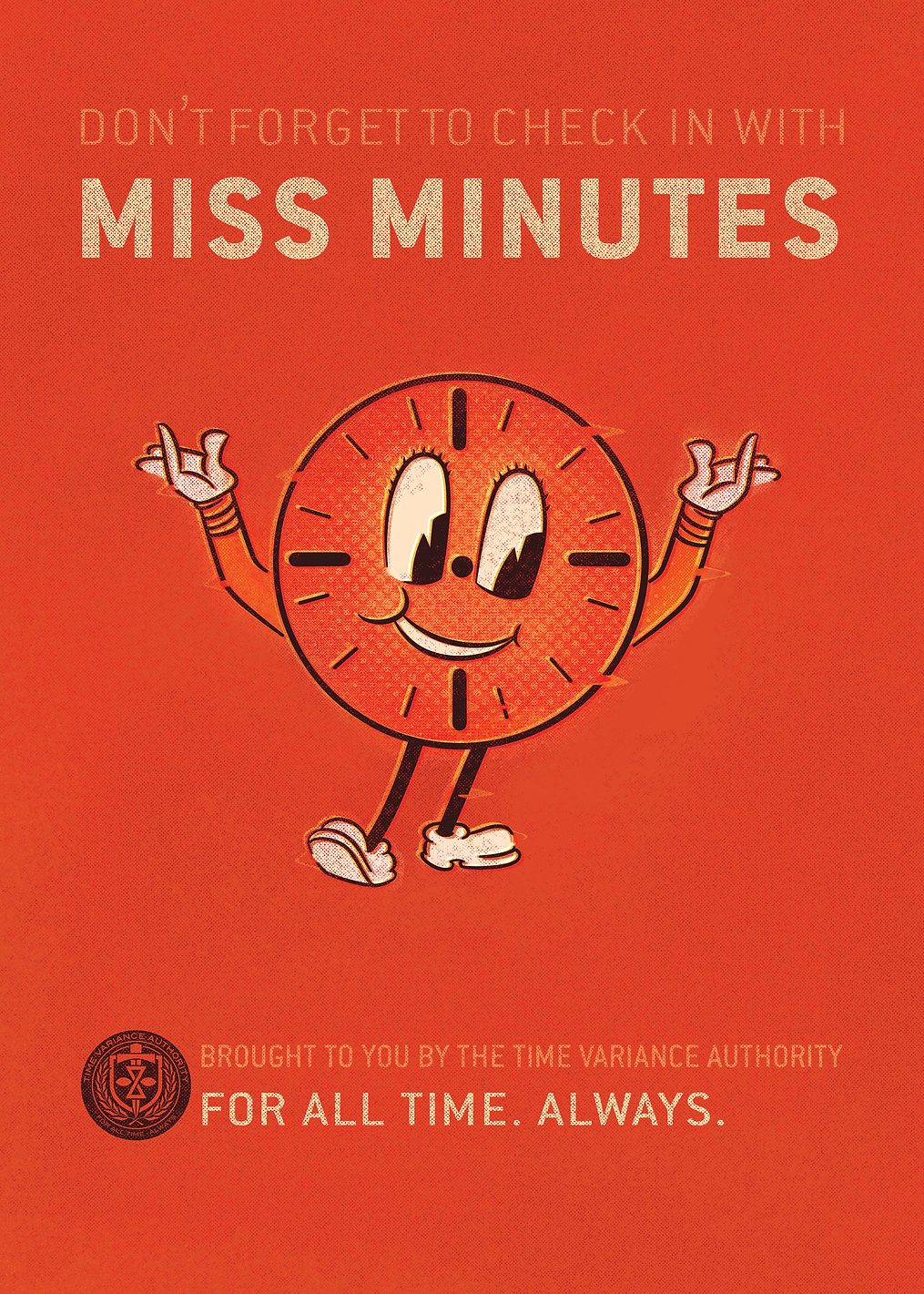 Miss Minutes: постер из коллекции Marvel