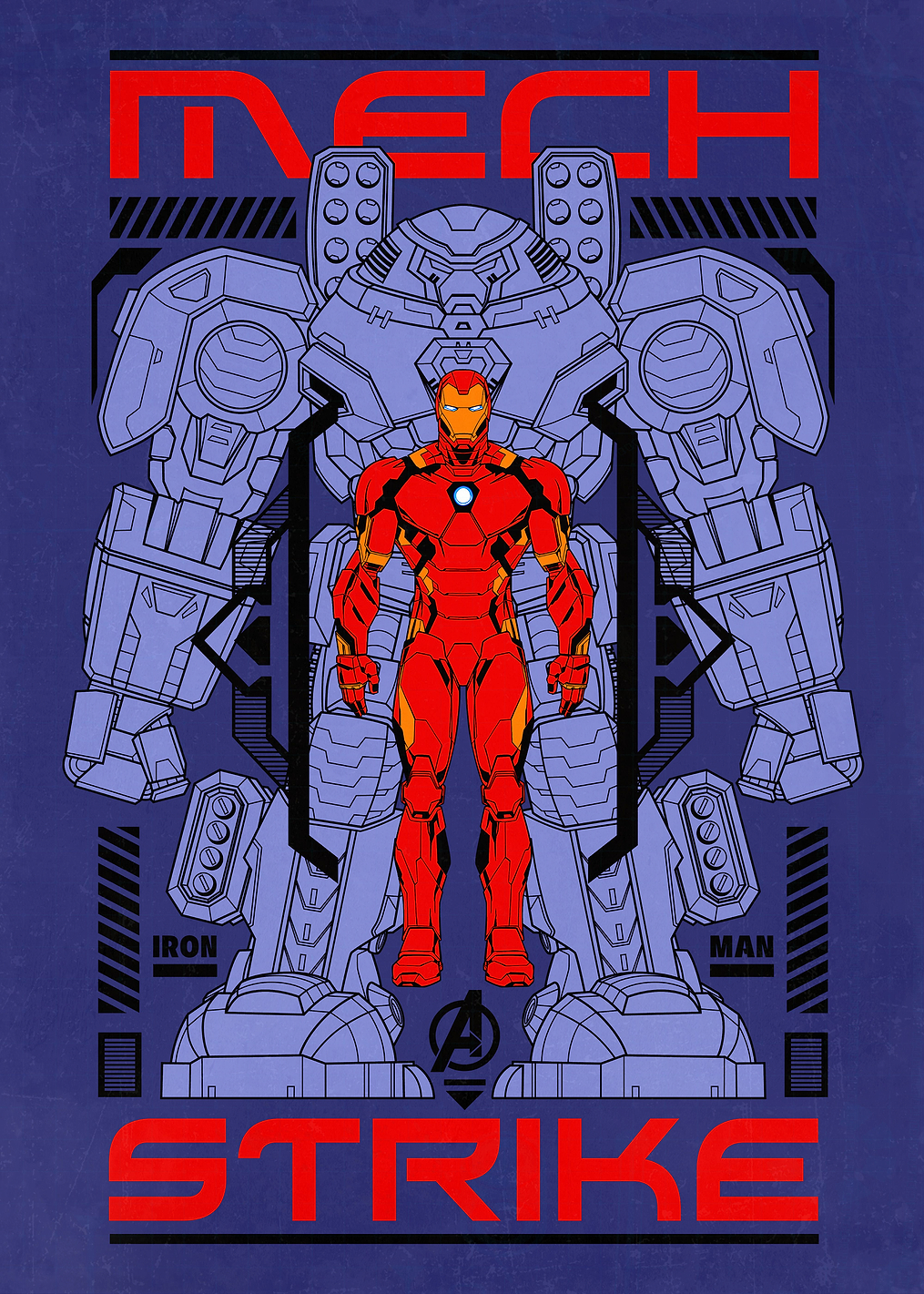 Iron Man Mech Strike: постер из коллекции Marvel