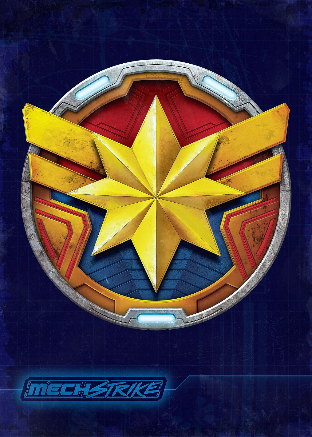 Captain Marvel Badge: постер из коллекции Marvel