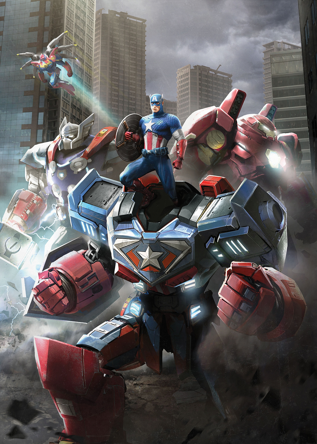 Captain America Mech Pose: постер из коллекции Marvel